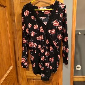 floral print romper!!